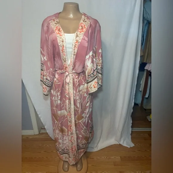 Floral Kimono Jacket - Picture 2 of 7